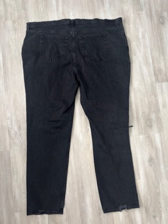 Abercrombie & Fitch Curve Love "The 90s Straight" Ultra High Rise Jeans - Picture 3 of 5